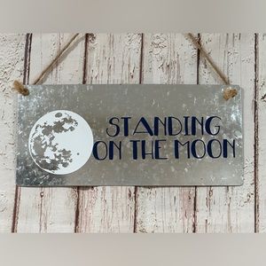 Grateful Dead Metal Sign Standing on the Moon